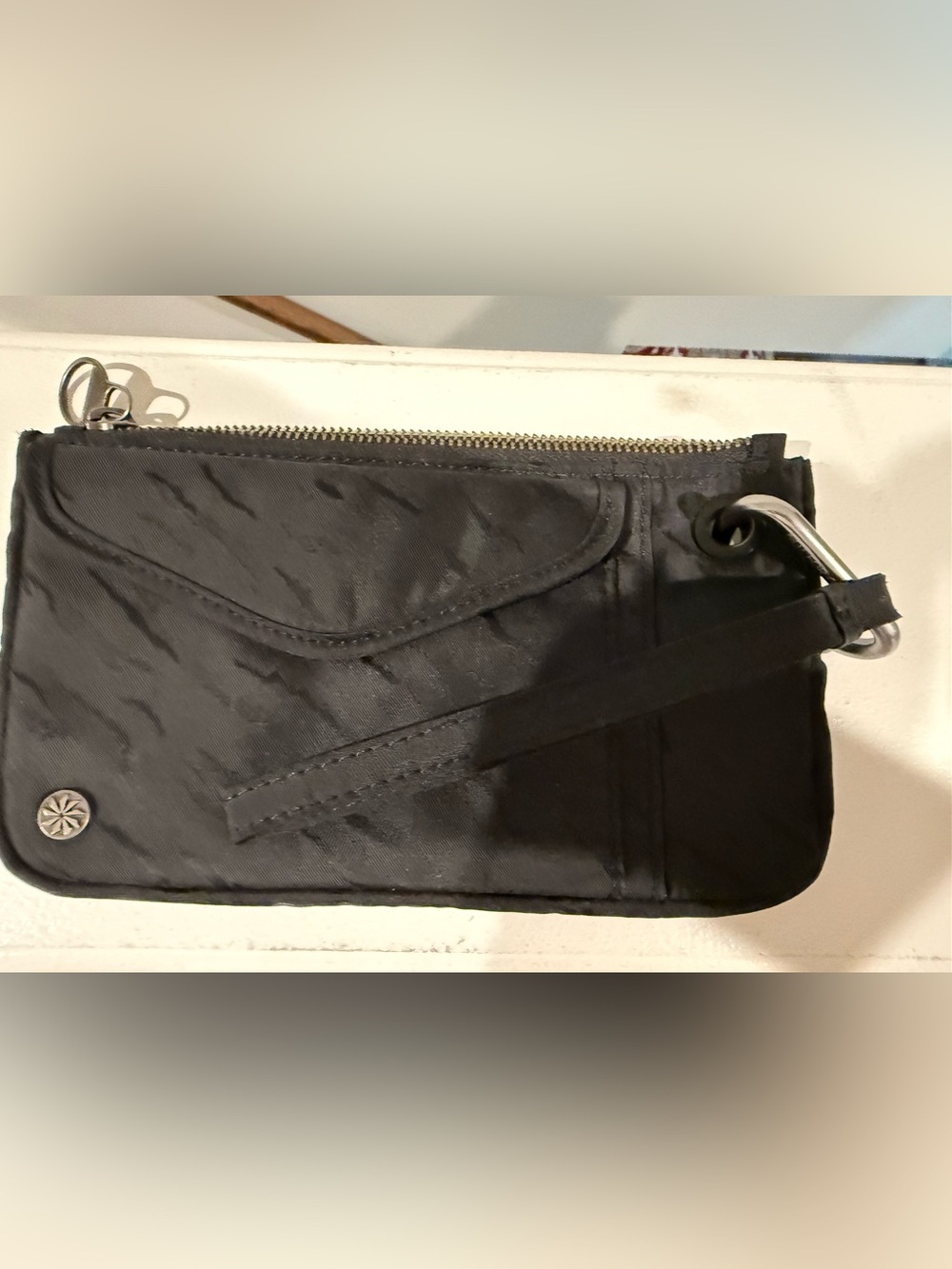 Athleta Black Wristlet Clutch